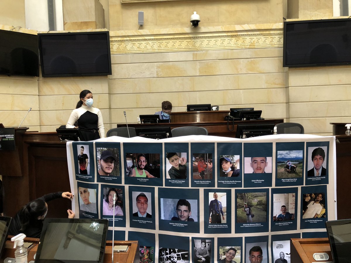 bascobscd's tweet photo. Fotos de los jóvenes que fueron asesinados en la protestas por el genocidas Molano, Duque y Zapateiro.
#FueraMolano https://t.co/AC17llefEp