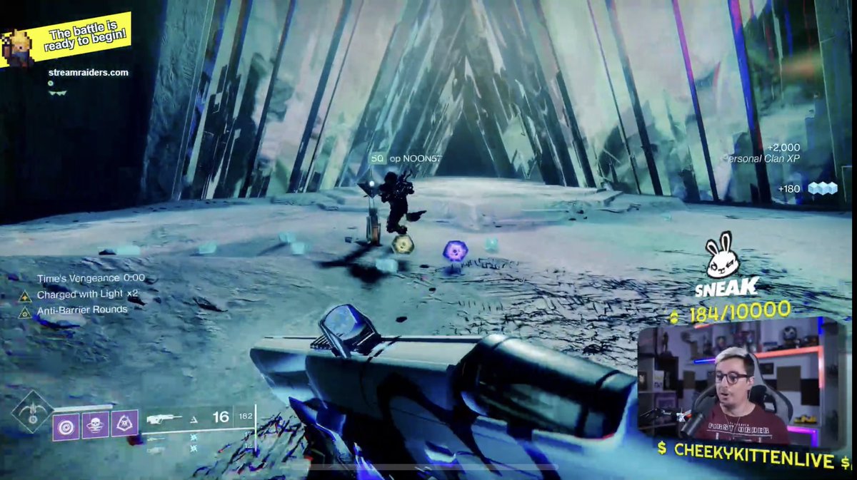 VallTwitch's tweet image. Look at my face when I see the Vex Mythoclast engram at the end of #VaultofGlass Full on Poggers 🤣 #destiny2