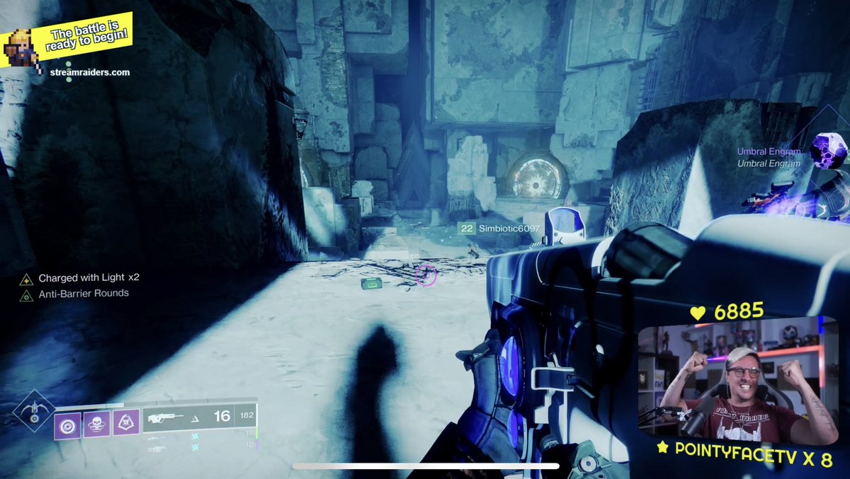 VallTwitch's tweet image. Look at my face when I see the Vex Mythoclast engram at the end of #VaultofGlass Full on Poggers 🤣 #destiny2