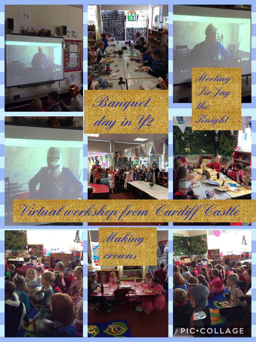 LlanyPrimary's tweet photo. A fab Banquet day spent in Y2 meeting Elizabeth and Sir Jay the Knight from @cardiff_castle, lunch &amp; medieval dancing👑🏰🎭🏹🥪 @EAS_Humanities https://t.co/HkSrfBguYb
