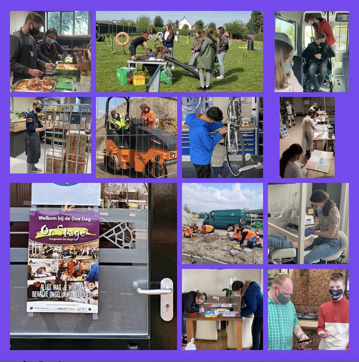 VMBOOnStage's tweet image. Dit jaar geen #beroepenfeest, maar met #Digimatch toch bijna 10.000 persoonlijke ontmoetingen (coronaproof) met een (beroeps)netwerk en echte praktijkervaringen voor #vmbo-ers. #wijgaandoor, mede dankzij onze partners @Fonds21 @VSBfonds @Innovam @OOMTnl @Stichting_OOM 💜💚