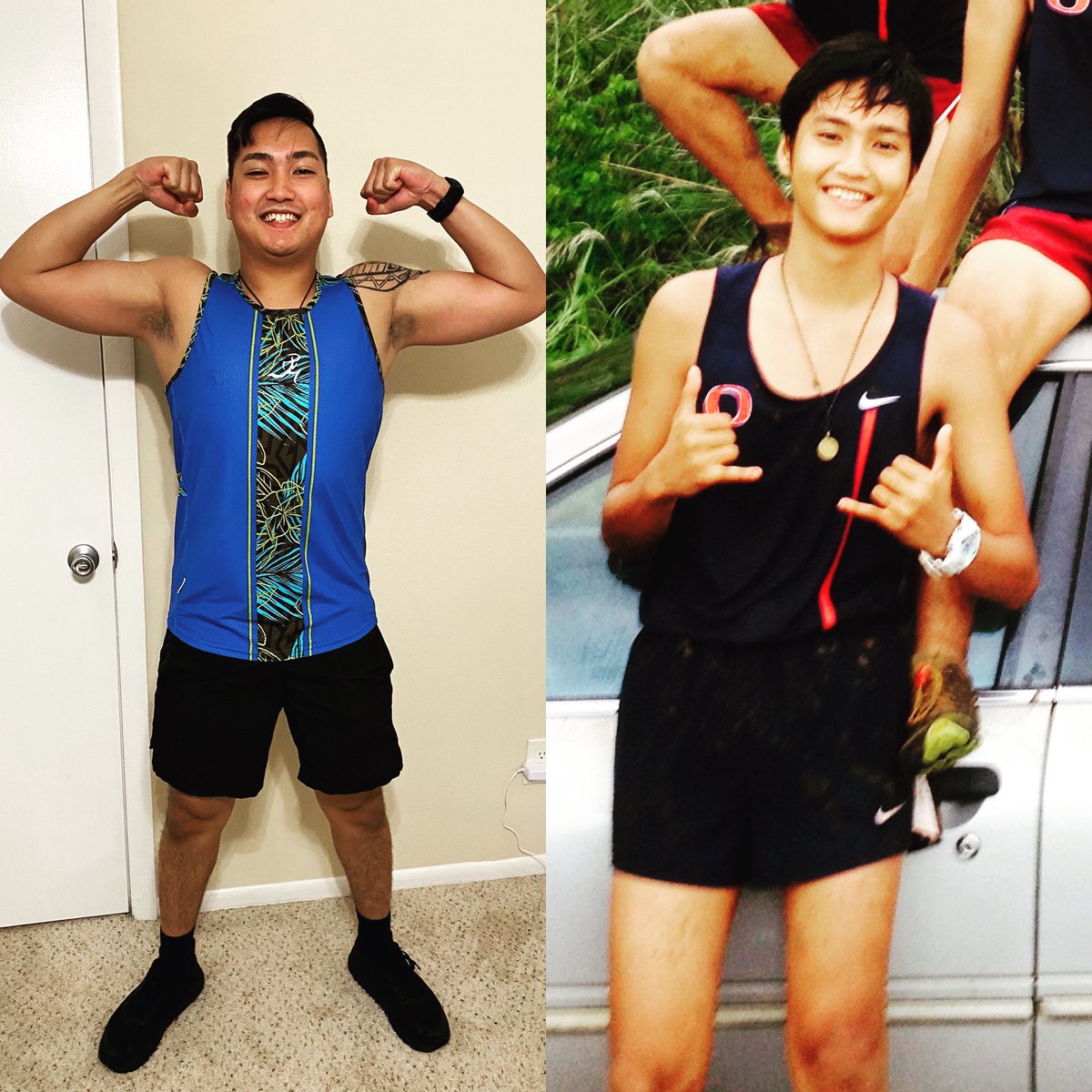 tru_teo's tweet photo. To anyone asking why I post every little progress I make. From 115 to 180. From the guy everyone called nerd and bones to Sailor and Motivator! So for anyone asking how, JUST GET TO WORK! #itsamarathonnotasprint #runguam #idek https://t.co/5Cs3kBATd8