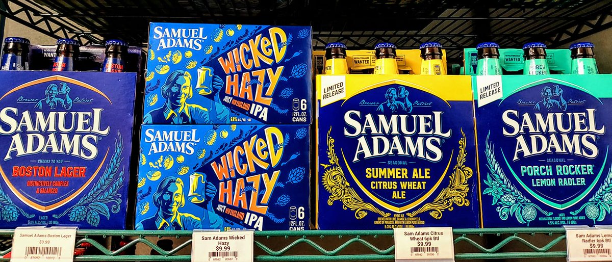 Sun is out!! Great time for the new @SamuelAdamsBeer seasonals! We're digging that Porch Rocker Radler!