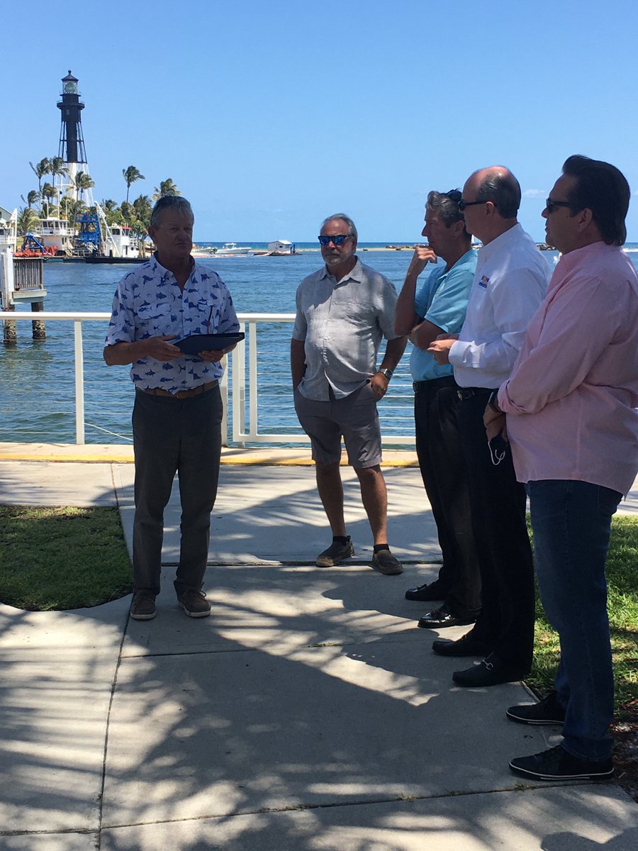 LamarPFisher's tweet photo. Great to be a part of the meeting today with Dr. Guy Harvey, several community leaders and County staff at Hillsboro Inlet Park in Pompano Beach to discuss the amazing opportunities/partnerships for the Wahoo Bay initiative, an environmental and educational marine park. https://t.co/QC2FBBWEyE