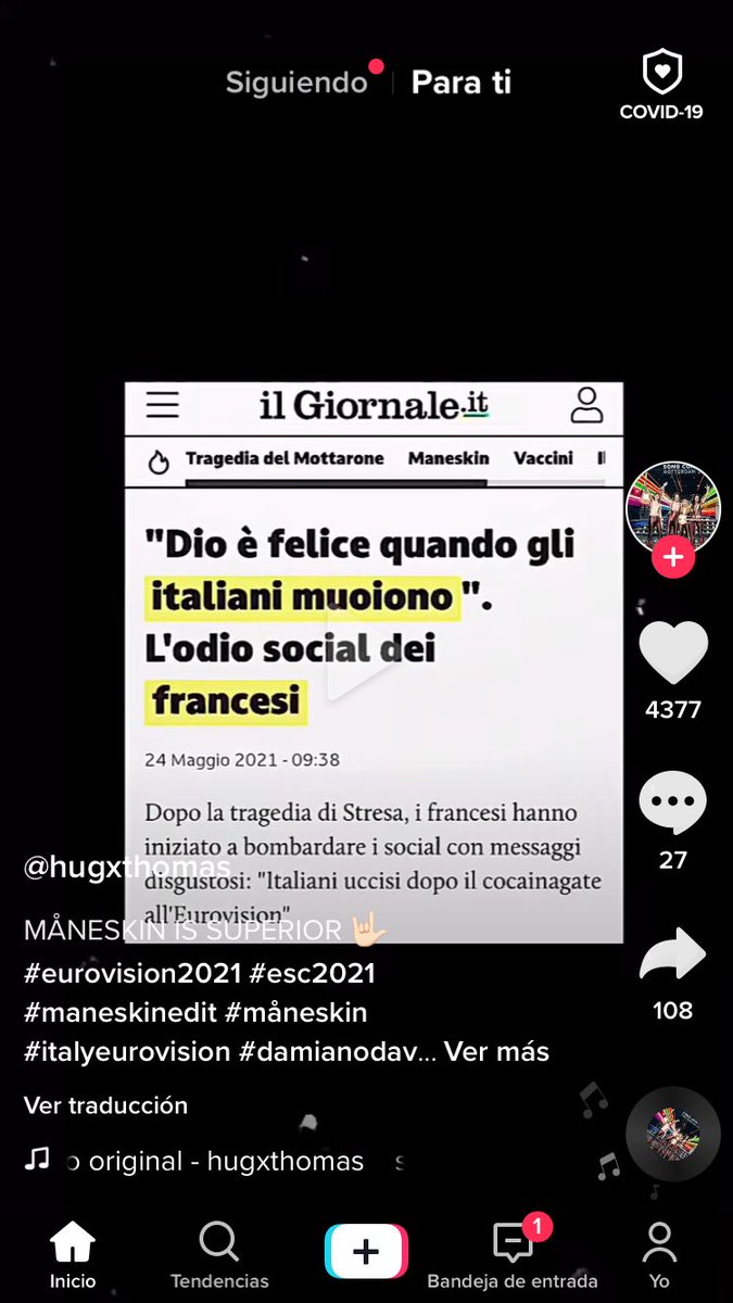 SeTutto's tweet photo. #Eurovision2022 Honestly apologize for these disgusting comments https://t.co/7ObBOXgh0r