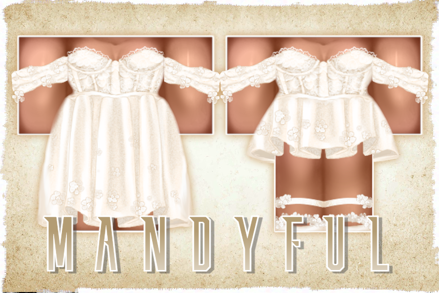 Mandy Mandyful1 Twitter - roblox cute wedding dress