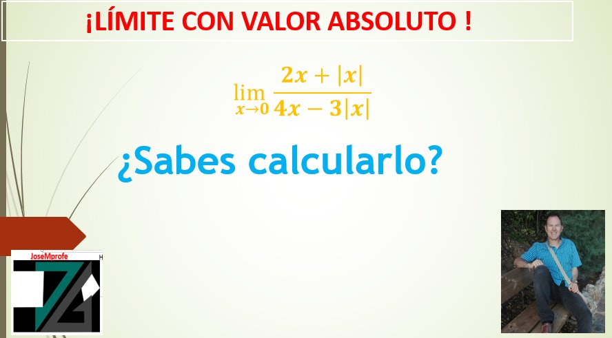 jmgdar4's tweet photo. LIMITES LATERALES (BACHILLERATO-UNIVERSIDAD) #joseMprofe https://t.co/qe7iG5mWqv a través de @YouTube
#limites #cálculo #limiteslaterales #mathproblems https://t.co/xRI4slMoIo