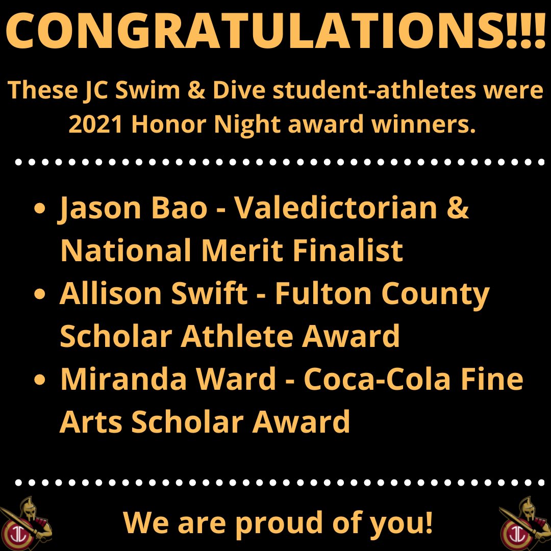 JCSwimDive's tweet photo. Congratulations to our swimmers who were 2021 Honor Night award winners! https://t.co/fA4Wj4BUDM
