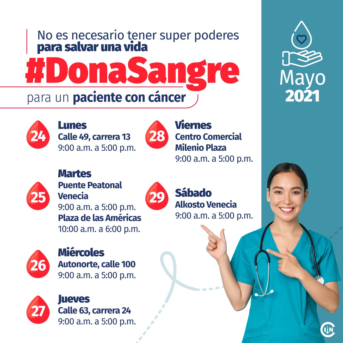 INCancerologia's tweet photo. Siempre hay oportunidad para ayudar a quienes lo necesitan, #DonaSandre para los pacientes del INC y #AyúdanosaAyudar https://t.co/0wbK6ytHNv