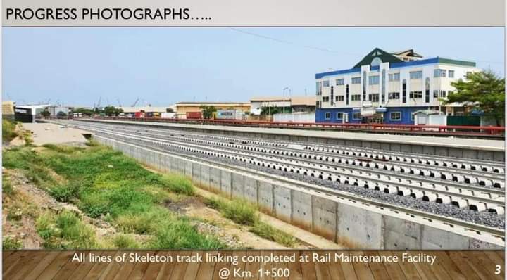NanaAnsahObofou's tweet photo. President Akufo-Addo’s commitment to developing the railway network in Ghana is unmatched. Photos of ongoing railway projects in Ghana as recent as May 2021.The Railway Infrastructure is being revamped at a cost of $21.5 bn. 

#ProtectingTheLegacy
#AkufoAddoIsBuildingMore https://t.co/GIhaItyLCd