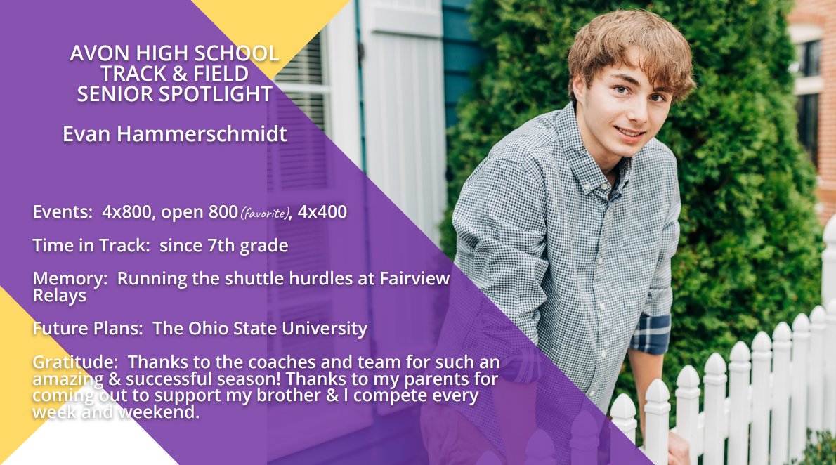 avon_track's tweet photo. Senior Spotlight - Evan Hammerschmidt

#OSUEngineering https://t.co/lpF2aozWgG
