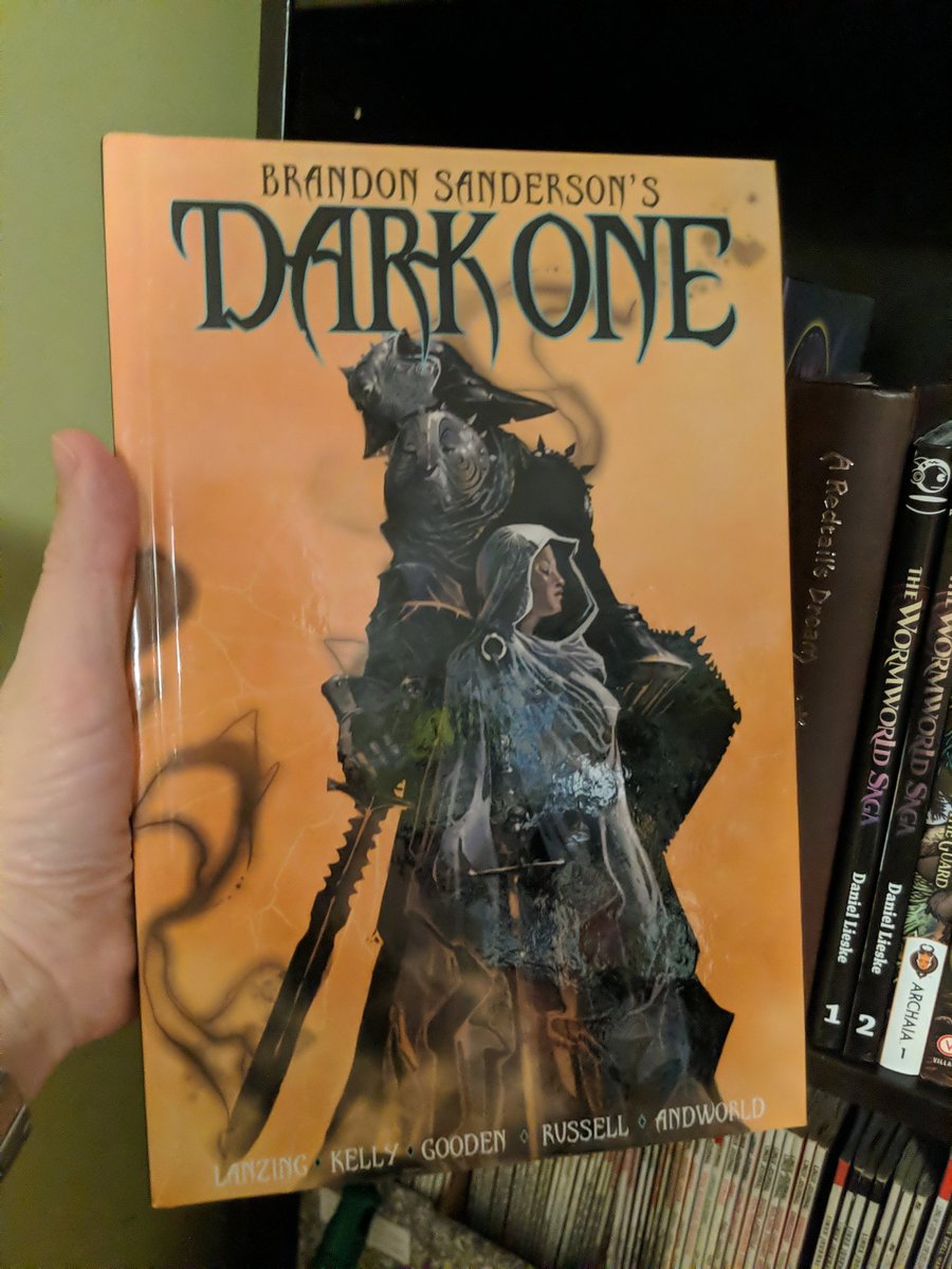 daniel_bart's tweet photo. In related news, my copy of Dark One by @BrandSanderson also arrived today. Such a good mail day. https://t.co/LKERH7HZMj