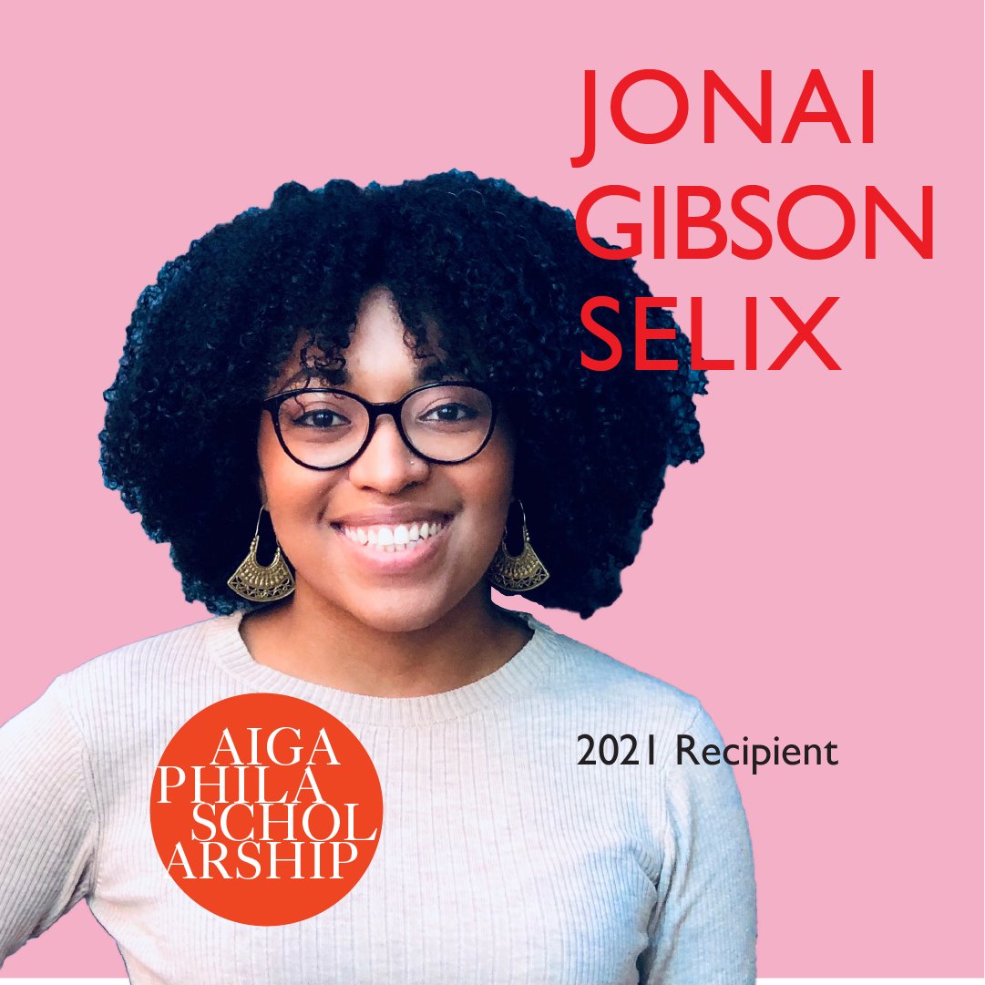 AIGA Philadelphia is proud to announce the recipient of the 2021 AIGA Philadelphia Scholarship, Jonai Gibson-Selix, a junior at University of the Arts majoring in graphic design. Link in bio for the full interview.