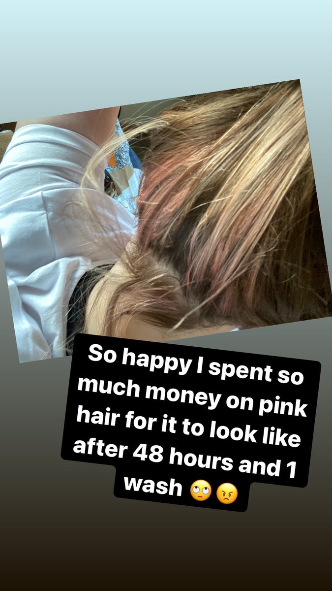 lozamort's tweet photo. Cheers @toniandguyworld @TGWoking really what I was after when I asked for pink hair 🙄☹️
Devastated doesn’t even cover it 😭
#hairdisaster #hairfail #notquitecoloured #toniandguy https://t.co/IffI2L2qV6