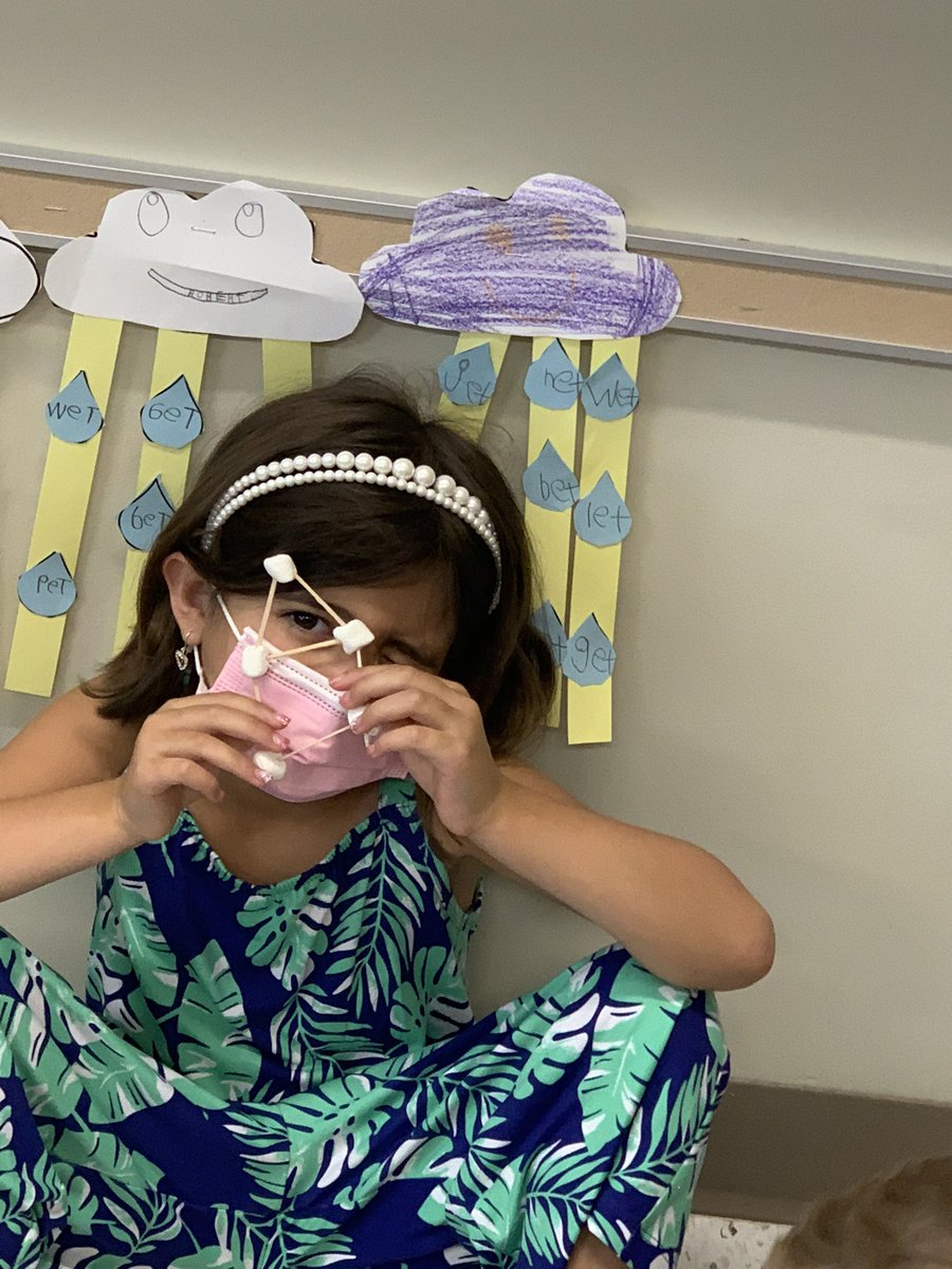 MrsSerfass's tweet photo. Our kindergarten students made 2-D and 3-D shapes in math today! Check out their creations! 🐾#KindergartenIsTheBest #ECstrong @OJRSDEC @OJRSD https://t.co/jQPAWB6u6d