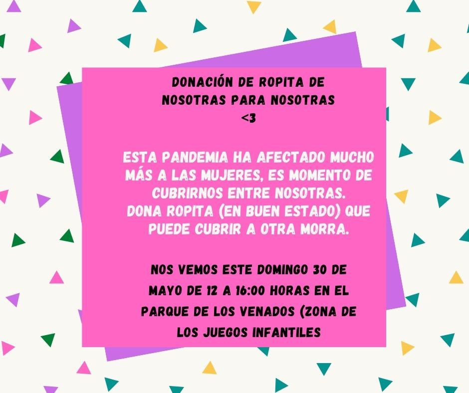 oyeleslie_'s tweet photo. Oigan derivado del tuit anterior, me pareció increíble organizar una recolección de ropita para entregarla a varias colectivas. 

Lo que ya no uses, quieras o no te quede puede ser algo chido para otra morra. 💜

Les espero. 👇 https://t.co/b7vITXEFNl