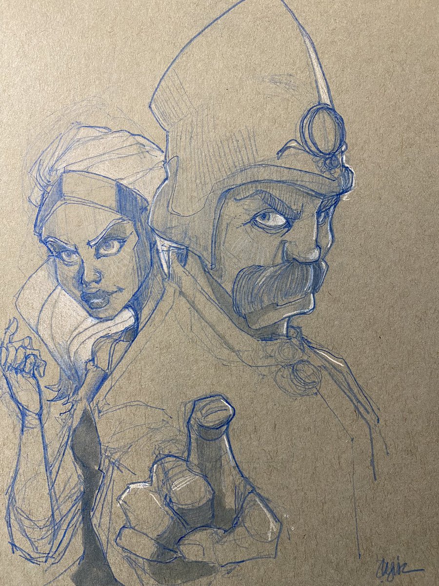 Doodlebags's tweet photo. A #scifi #sketch #characterdesign #traditional #sketch
.
.
.
.
.
#art #illustration #doodlebags #doodle #draw #drawing #nashville #nashvilleartist #nashvilleart  #steam #spacegirl #spacedude #Pencilsketch #sketchy #goggles #bighat https://t.co/yQyML3BQdP