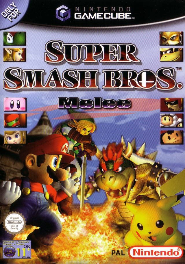 OnThisDayGaming's tweet photo. Super Smash Bros. Melee for Gamecube was released on this day in Europe, 19 years ago (2002) https://t.co/zhGKTYE1Pa