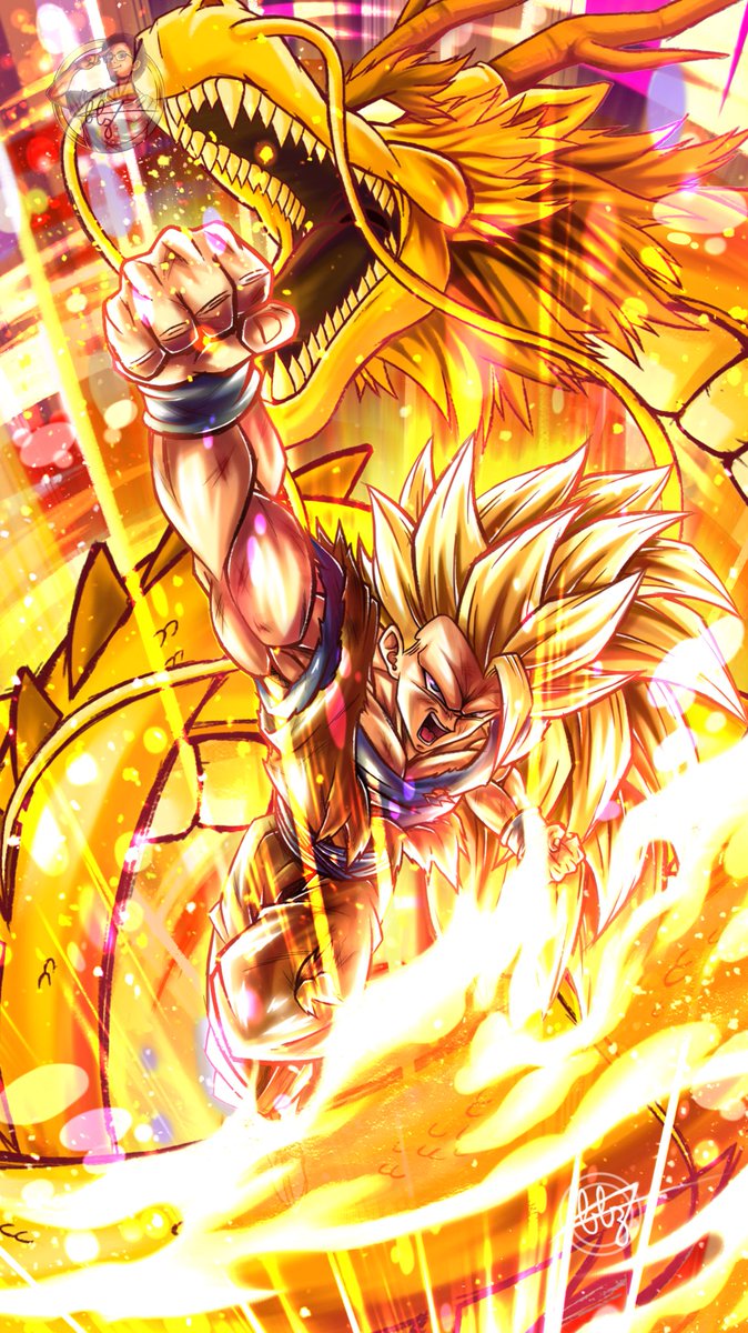 Super Saiyan 3 Goku Dragon Fist