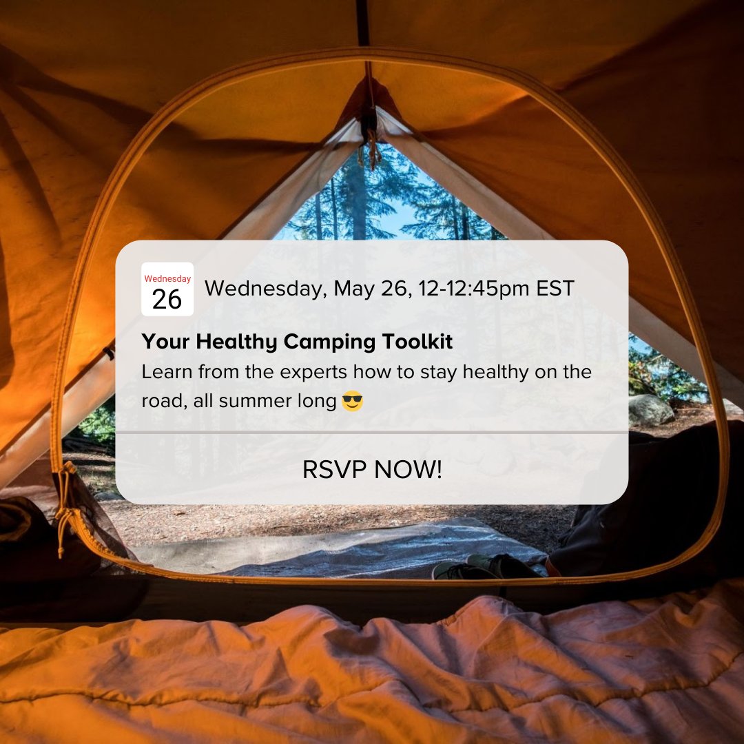 Join Foodsmart’s Chef Lisa Lavery and Lead Registered Dietitian, Madison Reeder, to find out how you and your family can stay healthy on the road this summer! 
ow.ly/MgP750EUcWo