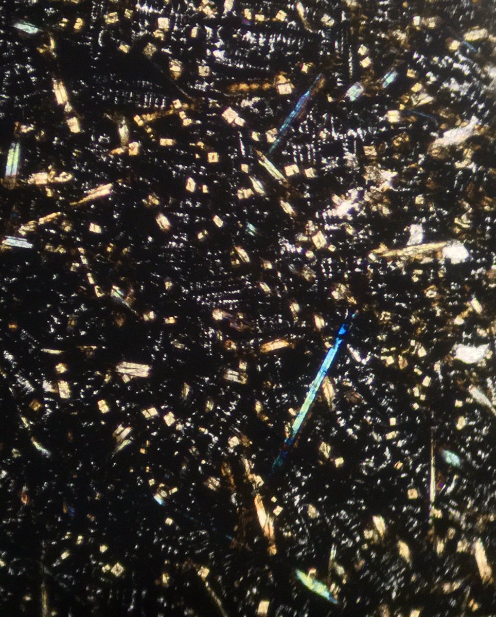 PavelCrater's tweet image. New thin section for Lunar exploration. Black glass with kamacite crystallization. Polarized shot..
 #meteoritecollection #lunarsoil
#lunarmeteorite #meteorite #moonrock  #lunar #raremeteorite #thinsection #lunarglass #kamacite #spacedevelopmentfund #moon