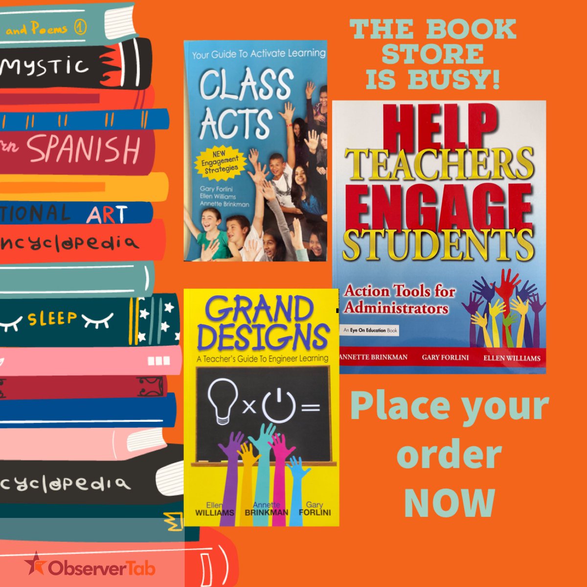 ObserverTab's tweet photo. Discover the secrets. Learn how great teachers do it! Visit our online book store to place your order. #bookstore #education #teachersupport #ClassAct #educationsupport #edureading https://t.co/z5PaAJcs0n