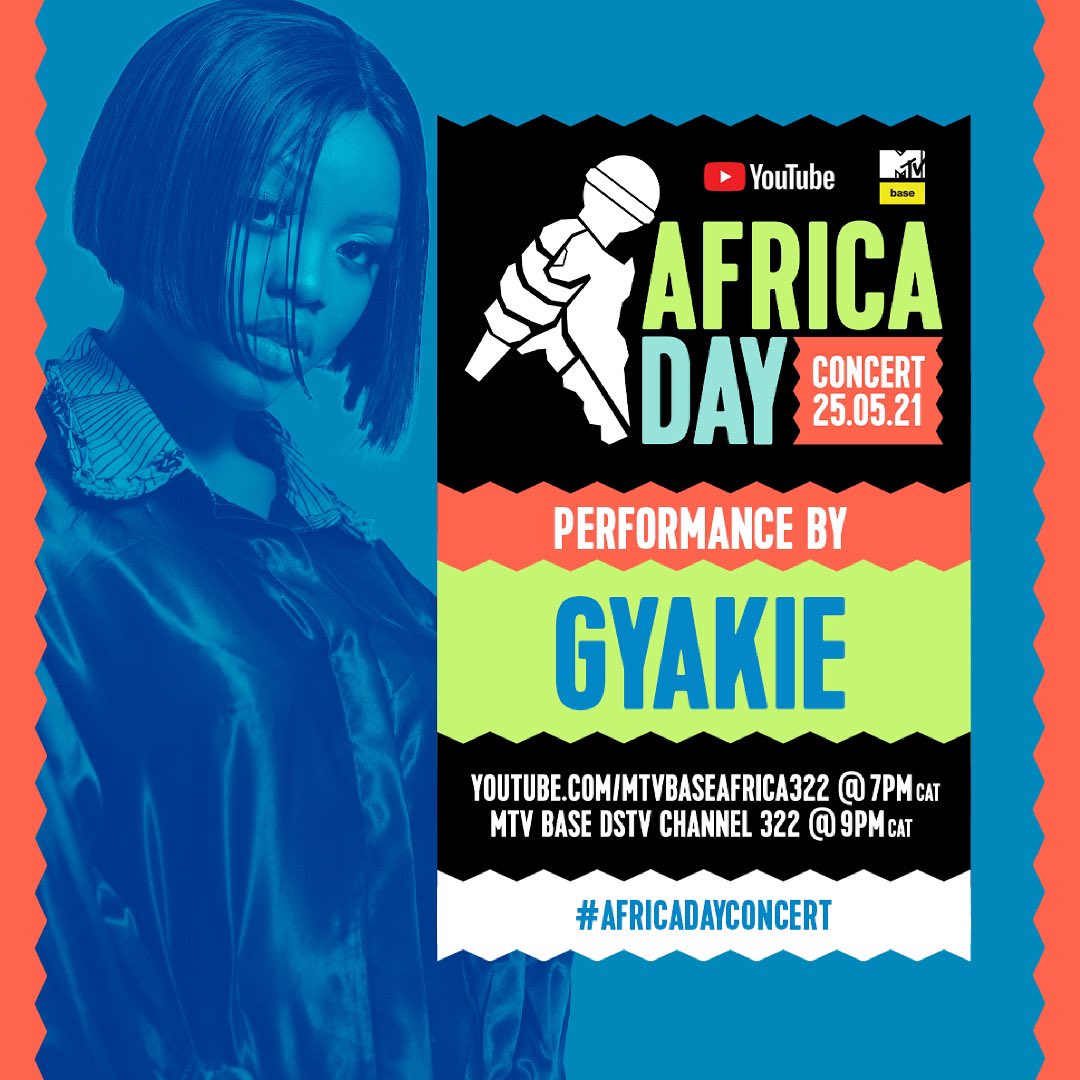 .@gyakie_ you know our mind de for you!!!! we so much loooooove you and we'll be giving you love #forever. #Ghana make some noise for your very own as she sweeps us off our feet. #AfricaDayConcert