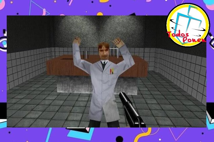 TodosPonenMx_'s tweet photo. Jajaja a ti también te daba risa ver a los científicos miedosos en el #goldeneye007 y les disparabas.🤣🤣🤣 https://t.co/ML6TpdARfa https://t.co/tKeMuo7S0Q