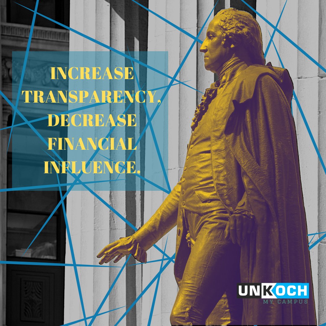 OilChangeAction's tweet photo. From George Mason University to Florida State to Harvard University & more —
See which schools are in the Top 10 when it comes to Charles Koch's donations in @UnKochCampus’ newest report! #UnKochEverything #Kochtopus #DonorInfluence #DarkMoney
Read more: https://t.co/gOSCLLOccg https://t.co/gQRIWDiwA3