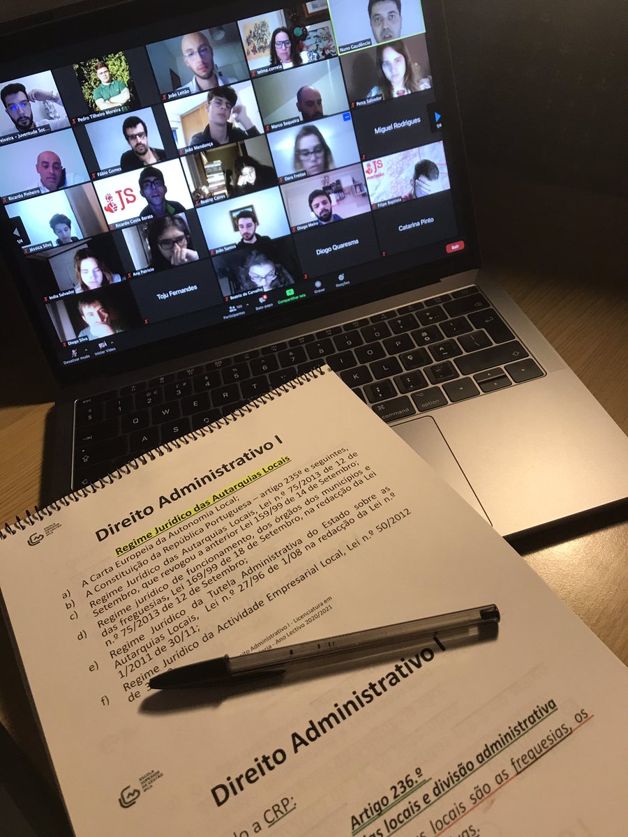 TilheiroMoreira's tweet photo. // “O QUE É PODER LOCAL?” : Orgãos Autárquicos e Quadro Jurídico
✊🏼 Começar um serão, para estudar Direito Administrativo, com a primeira sessão do “Ciclo de Formação” da @JSPortugal, focado nas Autárquicas 2021.
#JuventudeSocialista #TempodeAgir https://t.co/4cP2HE1KT9