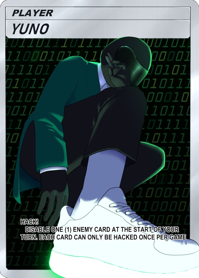 kuyatristantv's tweet photo. YUNOOO!

With the card craze going on, decided to reuse my card format to make a Yuno Card. 

Thinking about doing an X one next.

#NoPixel https://t.co/V58YQa8oIw