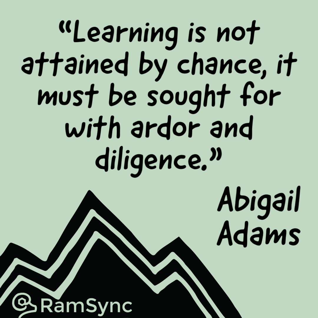 RamSync's tweet photo. Making time for learning can make all of the difference. 15 minutes per day gets you 1.75 hours per week. What could you learn in that time? #learneveryday #connections #lifelonglearner #RamSync #TIL #learning #education #students #teachers #training https://t.co/ABuL6mybtb
