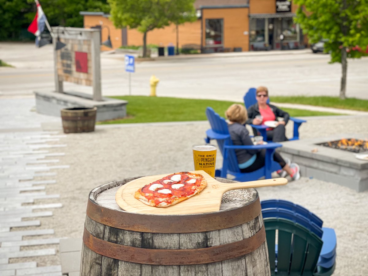 Our delicious Wood-Fired Roman Style Pizzas are available 7 days a week 🍕🍻 

📲 Order online! 
👉 wildpizzaworks.com
#DoorCounty
