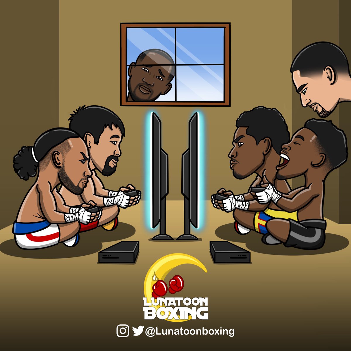lunatoonboxing's tweet image. Lunatoon Reupload: Blame Bob or Blame Bud? 🥊 #boxing #PacquiaoSpence