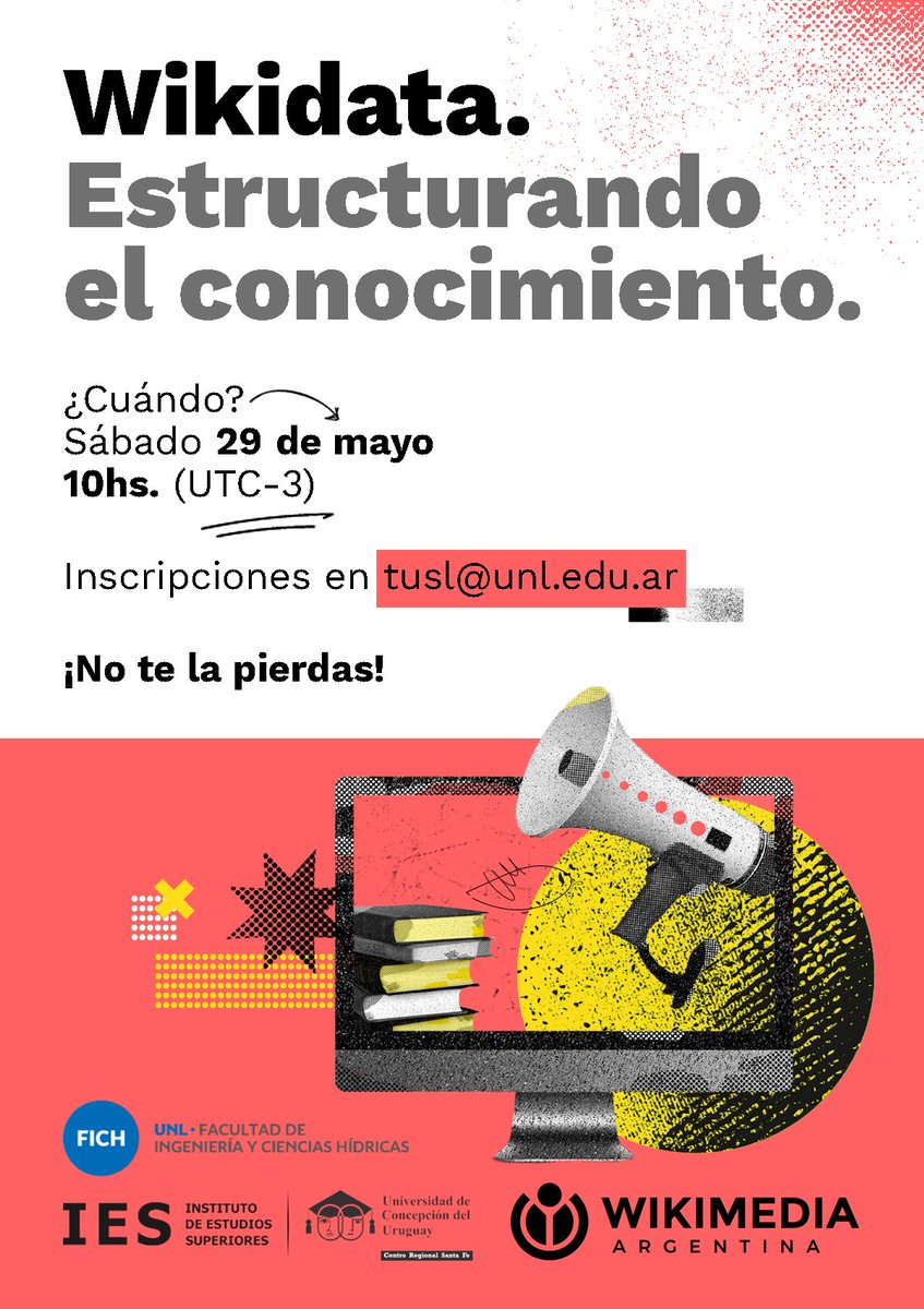tec_en_SL's tweet image. El próximo sábado estaremos aprendiendo a trabajar con Datos Estructurados gracias a @wikimedia_ar 😍🥰💪