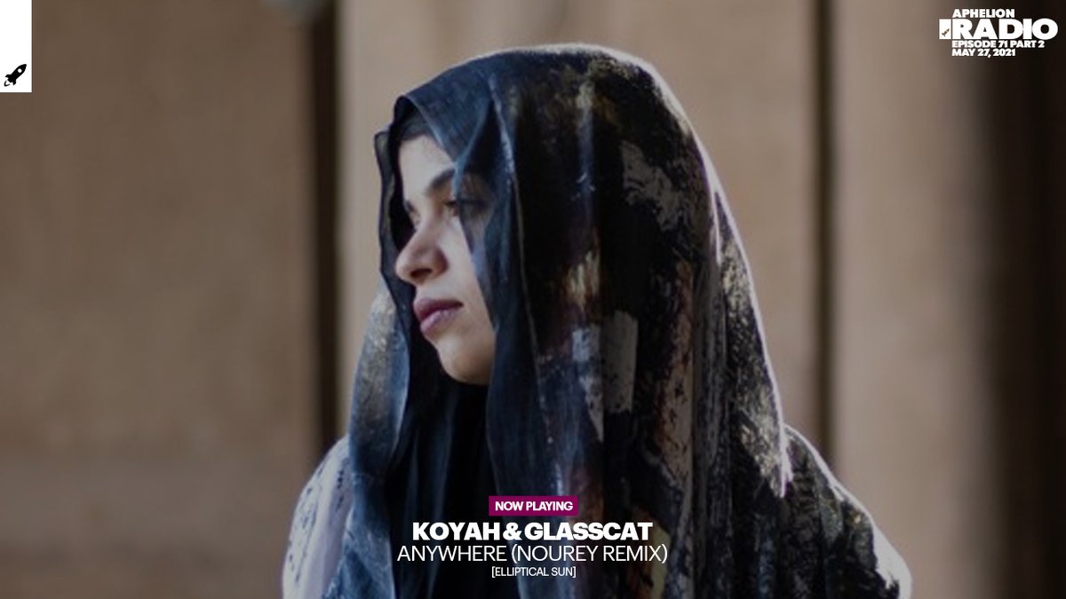 aphelionaudio's tweet photo. 11. Koyah feat. glasscat 'Anywhere [Nourey Remix]' (Elliptical Sun)

@koyahmusic @Noureymusic @EllipticalSun 

Watch Live:
https://t.co/Qpt59fY0IV

#AphelionRadio #AphelionNEXT #APR071 https://t.co/3nECXRqGQ2