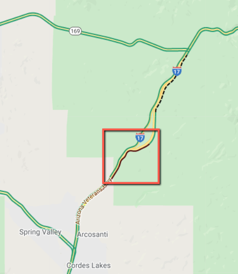 ArizonaDOT's tweet photo. I-17 NB: There is a heavy backup near the recent closure (milepost 270). We appreciate your patience as it clears.
Check your route before heading out on the AZ 511 & ADOT Alerts apps: https://t.co/18uQYLoqla
#I17 #CordesJunction #Aztraffic https://t.co/ViXT42KnCd