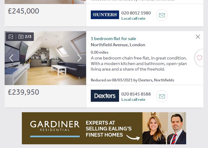 Agent_PeeBee's tweet image. .@rightmove .@Zoopla today's fake listing image👇 brought to you by #WelcomeHome - a mirror copy of another listing on your portals. Not sure if your major client #dexters, whose image it is that has been used, will be too chuffed you are allowing this.
.@NTSELAT On. YOUR. Watch.