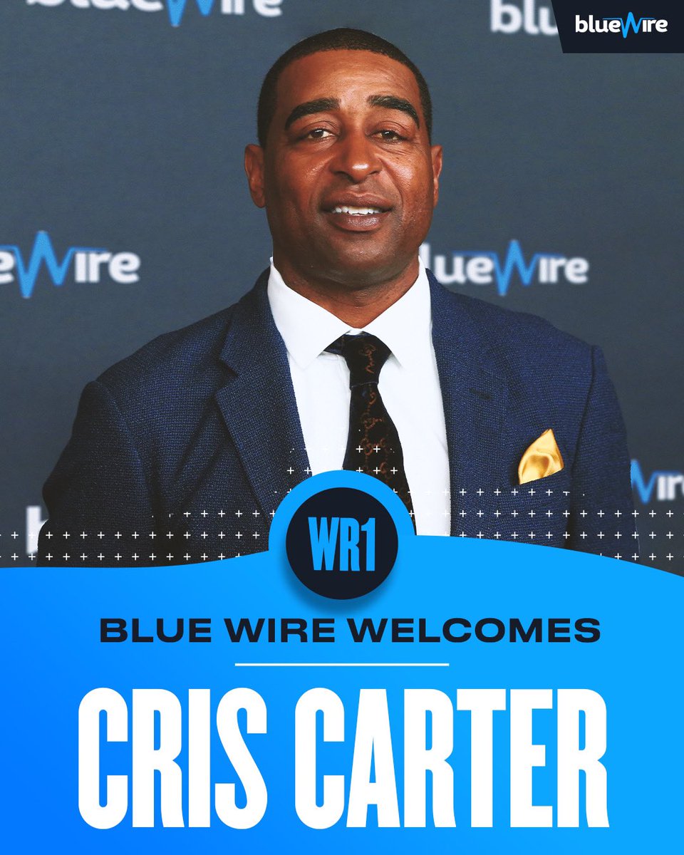 criscarter80's tweet photo. I'm extremely pumped to announce my podcast WR1 with @bluewirepods coming this July.I'll be interviewing and chopping it up with some of the best WRs in the game today and a couple HOF’ers. I’d love to hear who you want to hear from, and stay tuned for my star-studded guest list. https://t.co/Urinaiy04q
