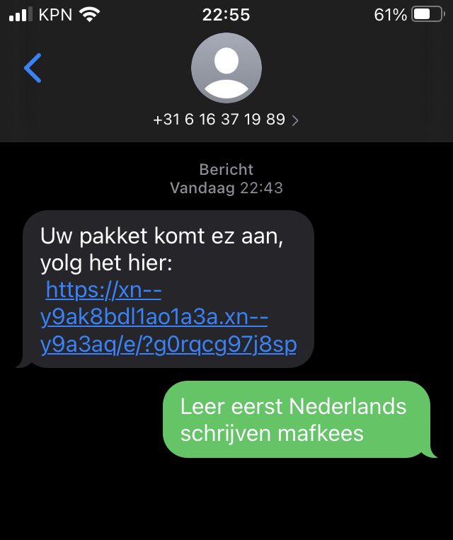 Beter niet openen lijkt me, namelijk nix bezelt.
