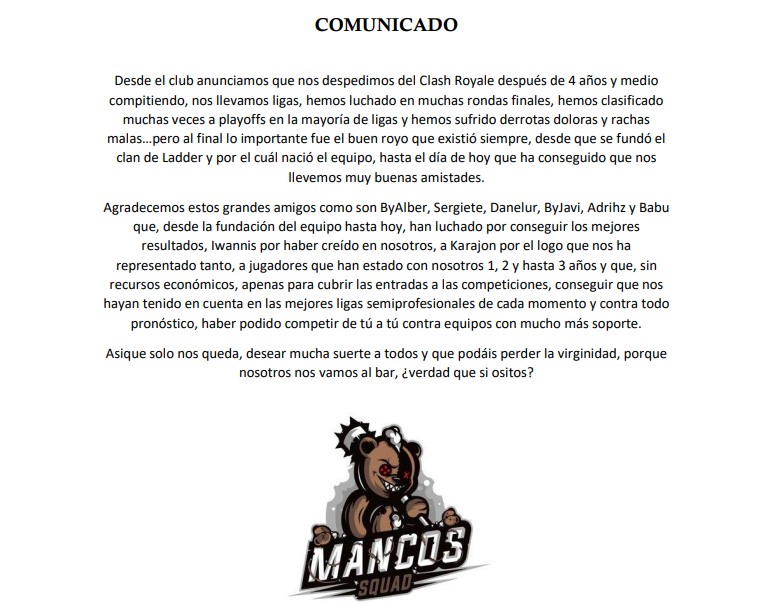 MancosSquad's tweet photo. #COMUNICADODELCLUB https://t.co/4UOXzXUlbj