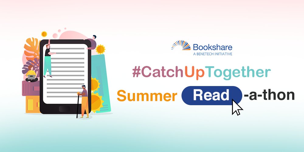 Bookshare's tweet photo. Great job, readers! We read 11,555 ebooks during the 1st week of Bookshare's #CatchUpTogether Summer Read-a-thon.
These are our rockstar readers of the week:
Daniel O. in Illinois
Henry V. in California
Luis B. in Florida
Learn how you can participate: https://t.co/tWS1xyrgiU https://t.co/Kft5vjEIF9