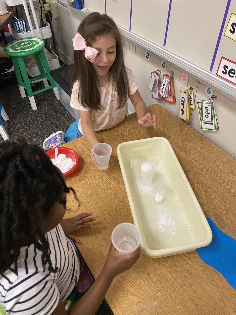 bdockens's tweet photo. ABC Countdown. V- volcano. Quote of the day- “we get to do science and we aren’t even in 3rd grade!!!”  😂 @HumbleISD_OE @Allison_C25 https://t.co/aCFFZuCNTT