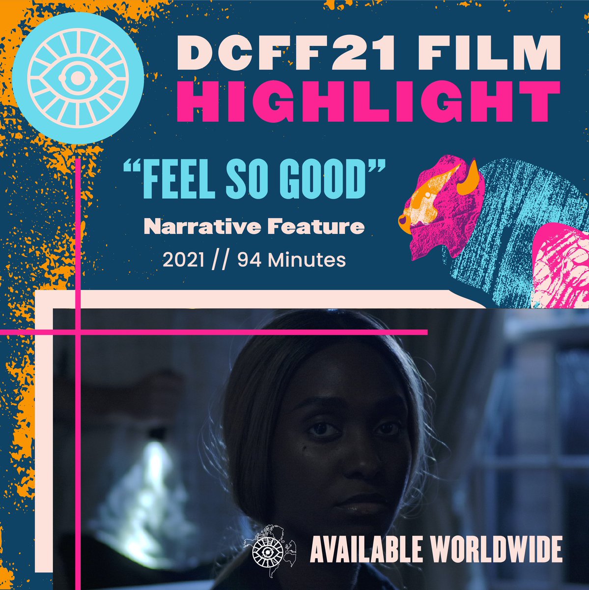 deadcenter's tweet photo. dCFF21 Film Highlight

An Official Selection for dCFF21, "Feel So Good” is one of our Narrative Feature Films.

Directed by: Ben Tefera

A desperate hypnotist uses a young woman to unknowingly perform crimes, leaving her with strained relationships and memories.

link in our bio. https://t.co/nfzDiYgKrT