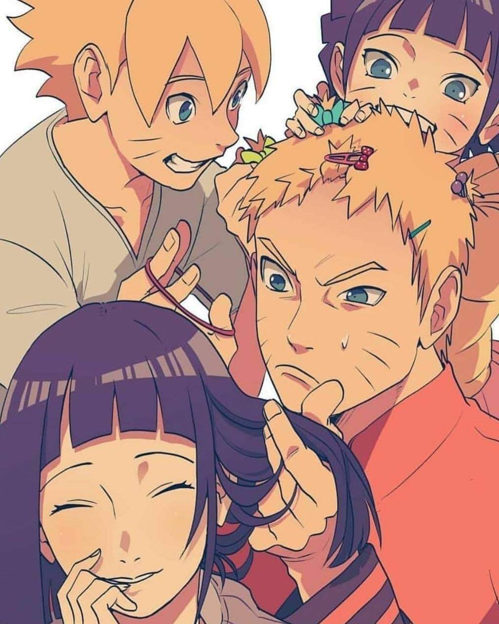 Boruto : Naruto Next Generations on X: Naruto, Boruto, Hinata and Himawari   / X