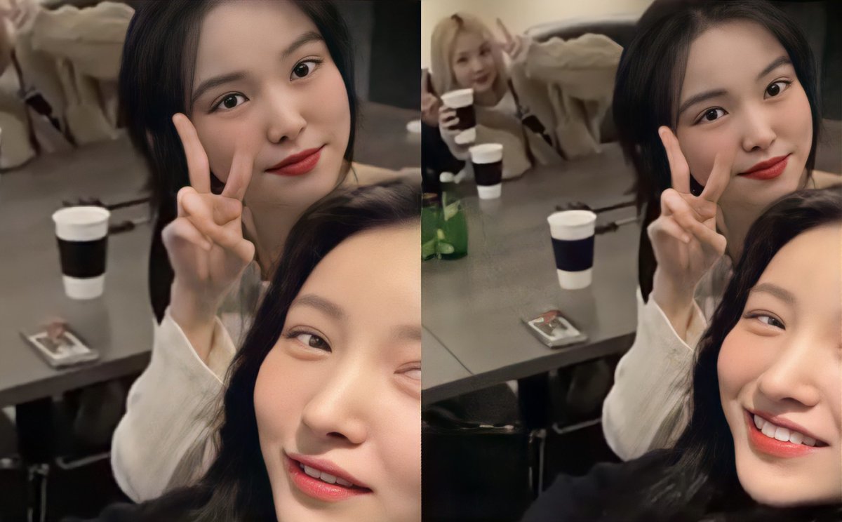 sojupicss's tweet photo. sowon teasing the girls and bangless yuju 😭

#SOWON #YUJU #소원 #유주 https://t.co/poJSFGcPdL
