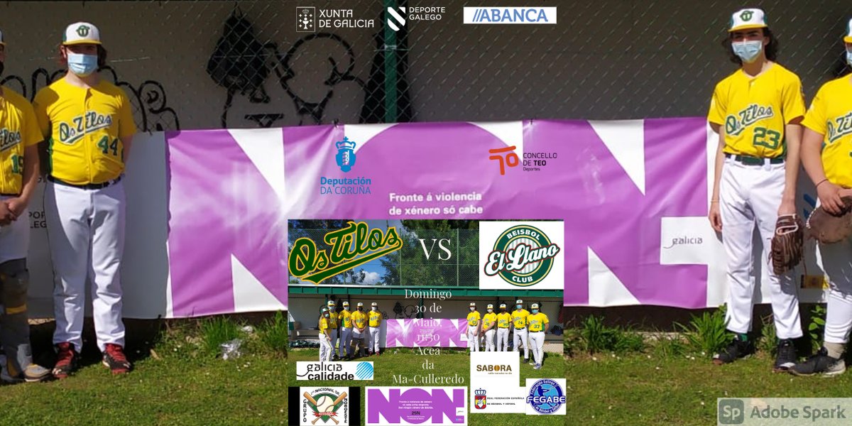 CBSOsTilos's tweet photo. Domingo xogamos partido aplazado. Vémonos as 11:30 na Acea da Ma. @Llano vs @CBSOstilos
#Beisbol #Beisbolteo #BeisbolGaliza #NONaviolencia #Xogandoandamosnomundo 
@SaboraCafes https://t.co/Nxq6ANZNlM