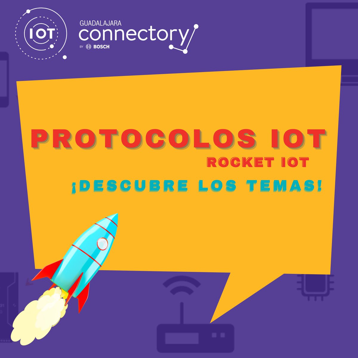 ¡Disfruta de Nuestro #VeranoIoT del 12 al 23 de Julio! 
#IoTLab #RocketIoT #GuadalajaraConnectory #InnovacionIoT #IoTSchool