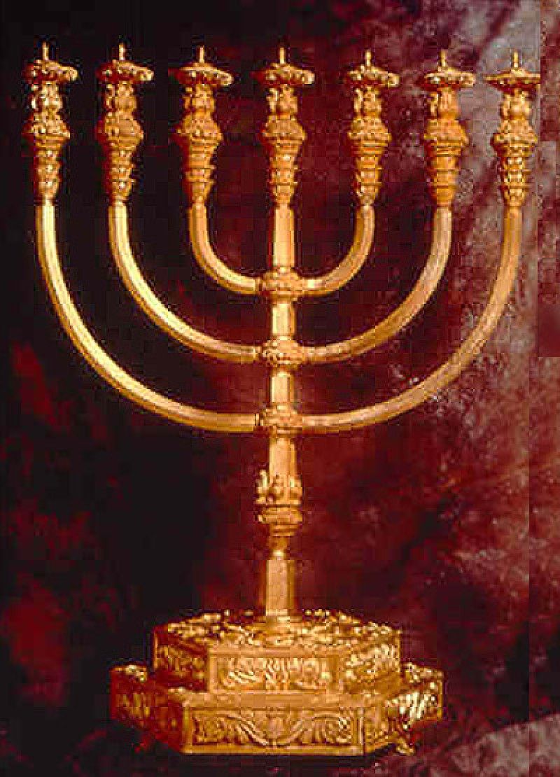 drashot's tweet photo. I think it's common to see the menorah as 2 sets of 3 plus 1 shamash, but this isn't correct.
The mitzvah is to light all 7, but why?
A central theme of the mishkan is Shabbat/holiness = setting aside one thing as special
The asymmetry of the menorah matches our week https://t.co/1fG6ckOC4a