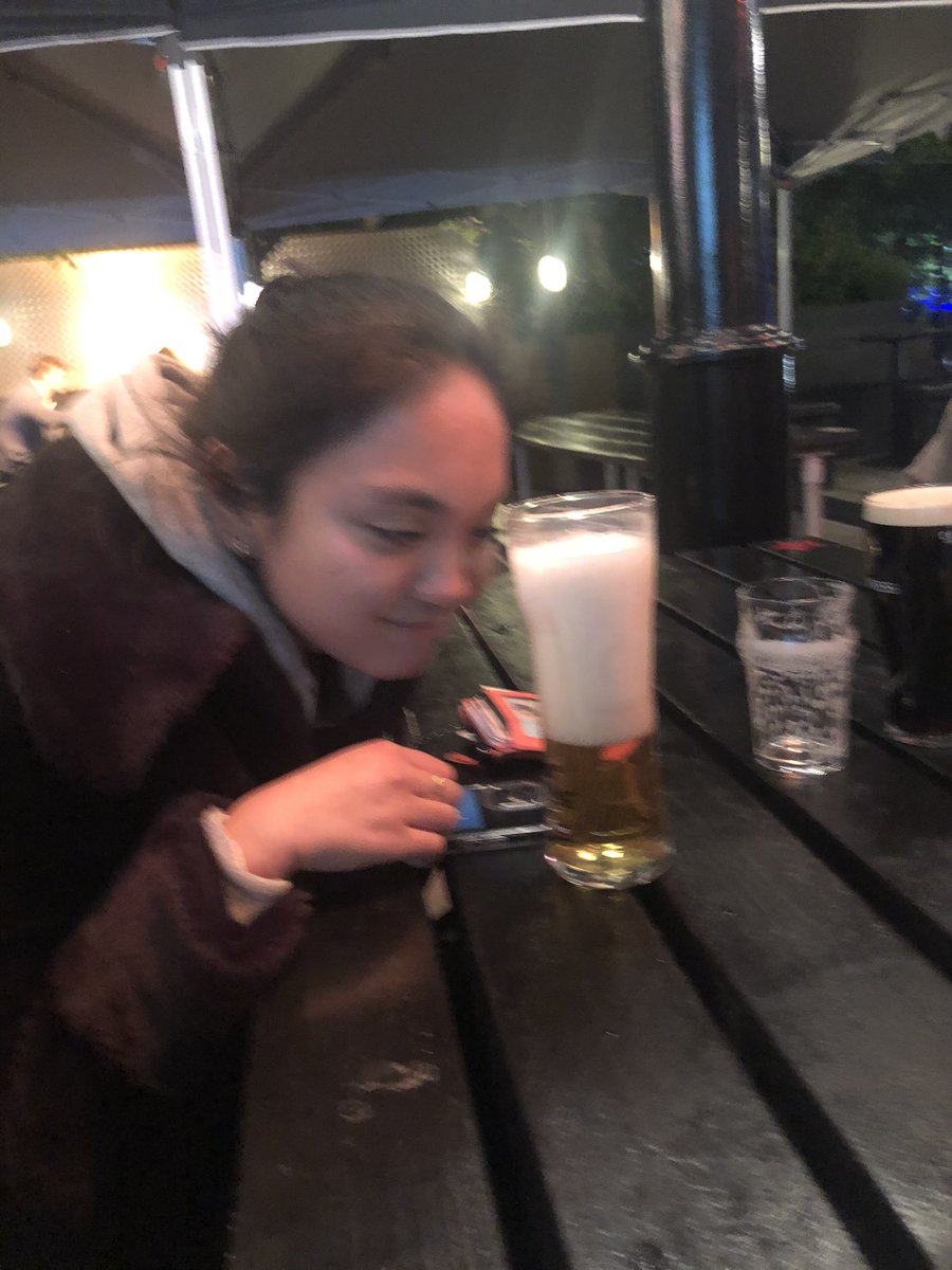 HanODonnell's tweet photo. Lily Dosanjh. She can pour a pint. https://t.co/9aUkJ1Ik4E